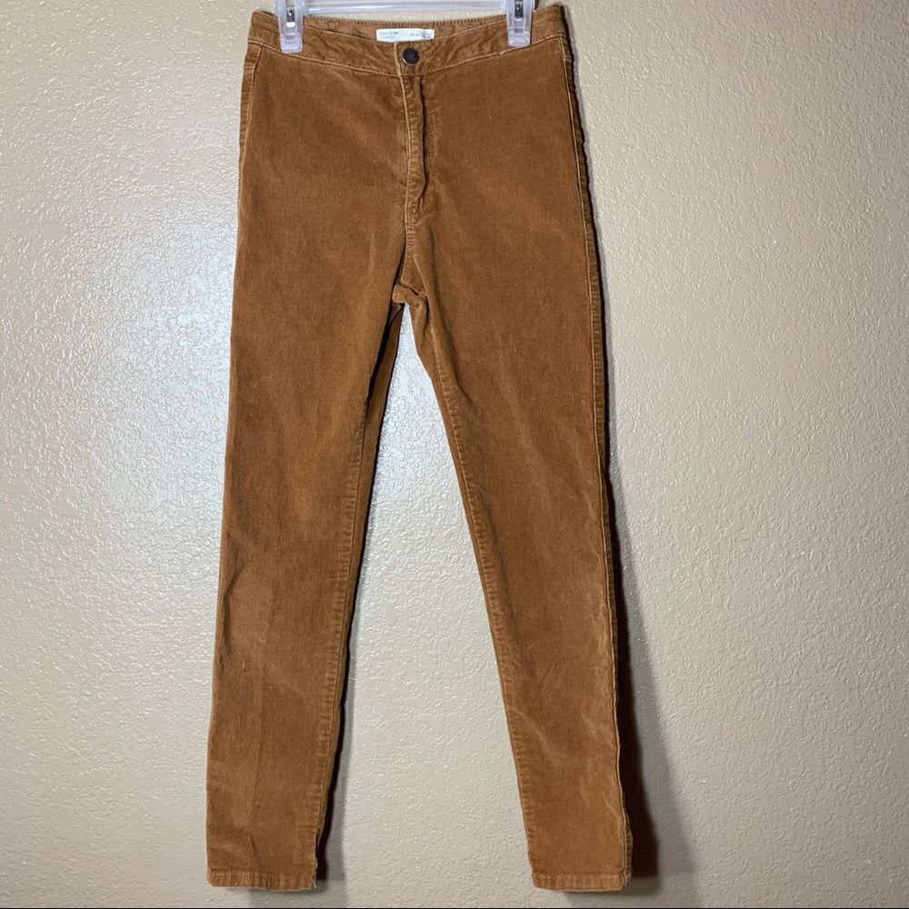 ‎Zara Kids girls tan corduroy high waisted pants